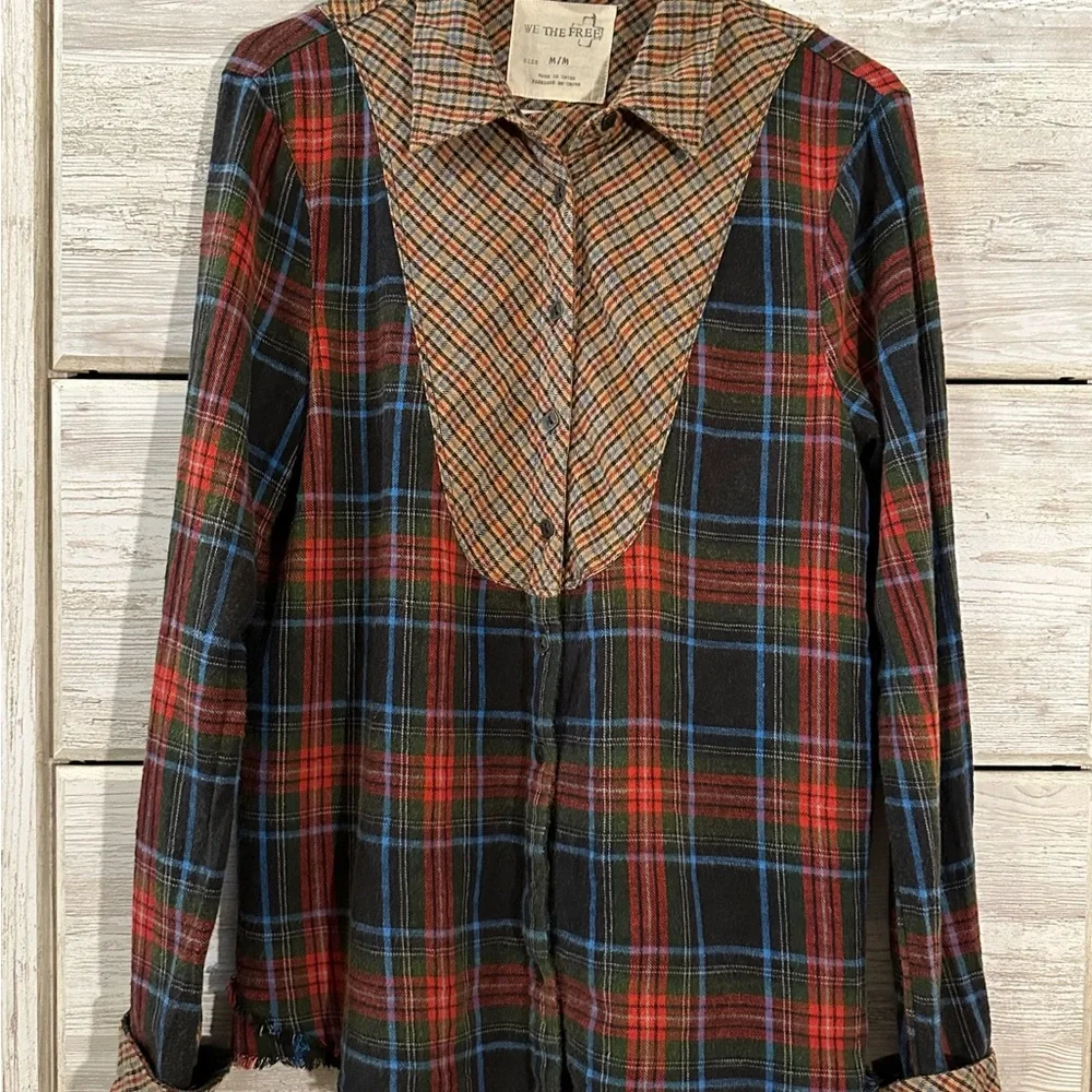 We The Free Plaid Button-Up - Picture 4 of 7